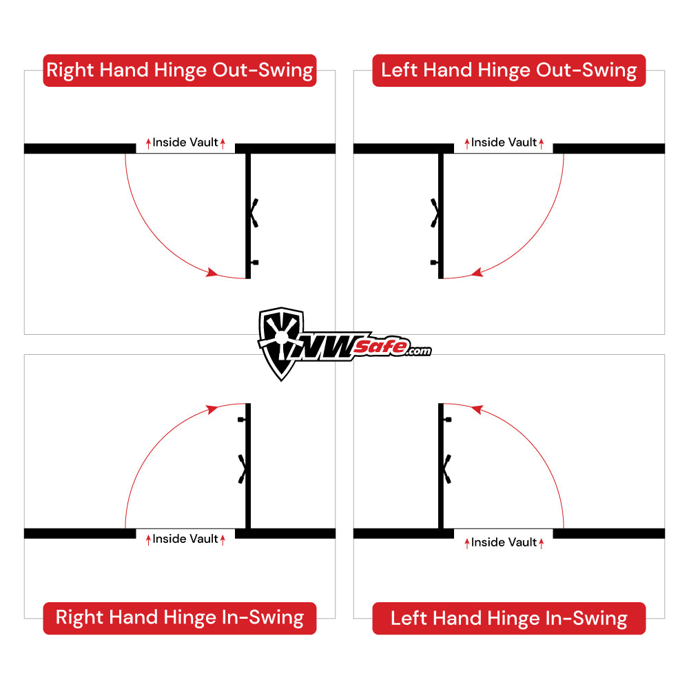 Rhino Metals® Vault Door Out-Swing VD8045GL