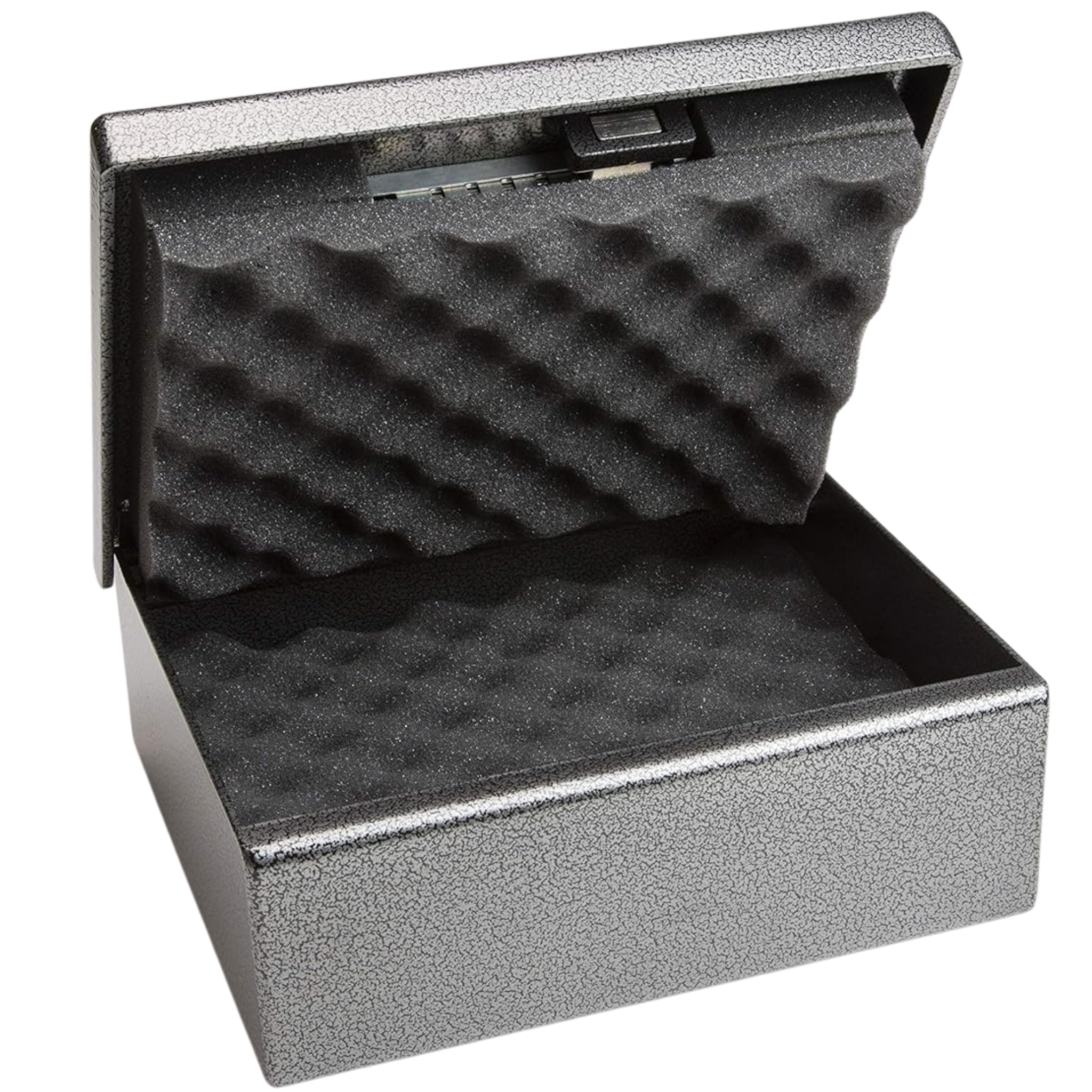 Fort Knox Silver Safe Box with foam interior