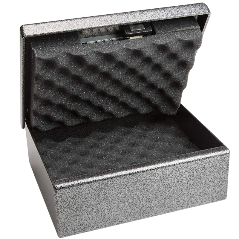 Fort Knox Silver Safe Box with foam interior
