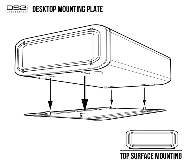 MDS2-DT Desktop Mounting Plate For DS2I