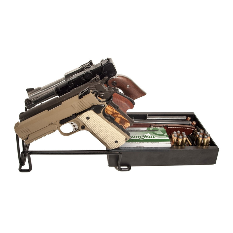 Pistol Rack w/ Slide Out Drawer - NW Safe of Bozeman of Bozeman