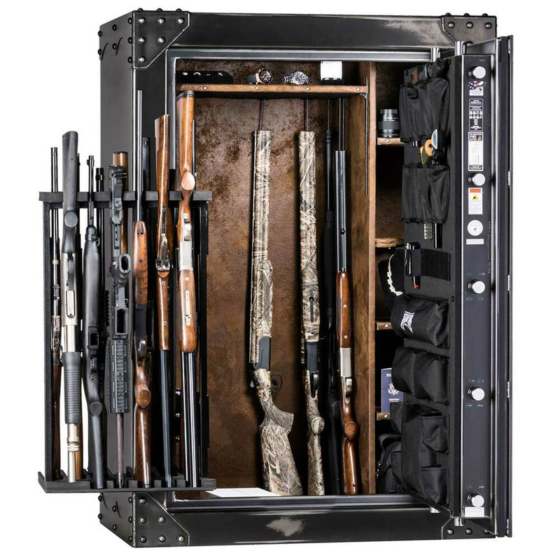 Swing Out Gun Rack System - 13 Gun SOR13 - NW Safe of Bozeman of Bozeman